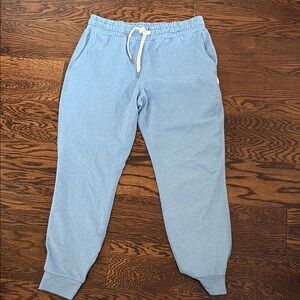 Vuori Blue Joggers with Elastic Waistband and Relaxed Fit